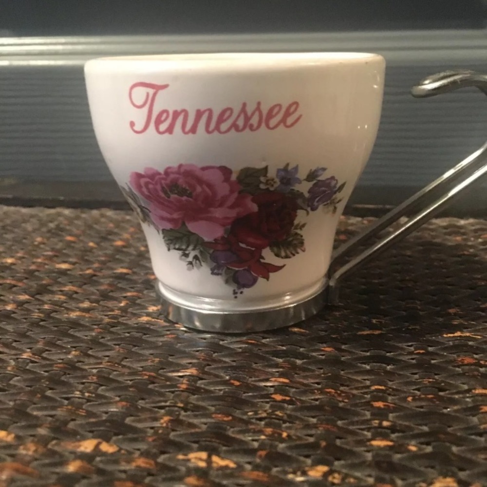 Miniature Collectible Floral Tea Cup Tennessee